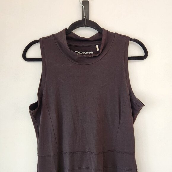 Toad & Co Summerdance SL Dress Black Athleisure Eco Stretch Fabric Women's M - Picture 4 of 9